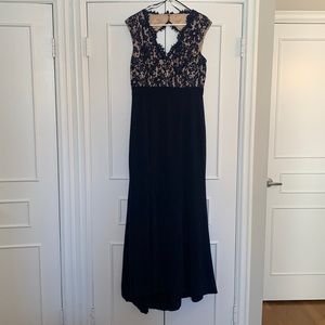 Navy mermaid dress